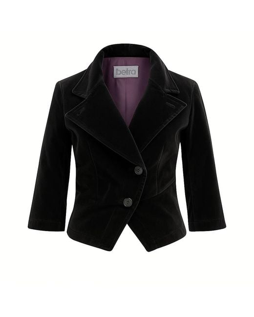 BEIRA Black Elena Jacket Velvet