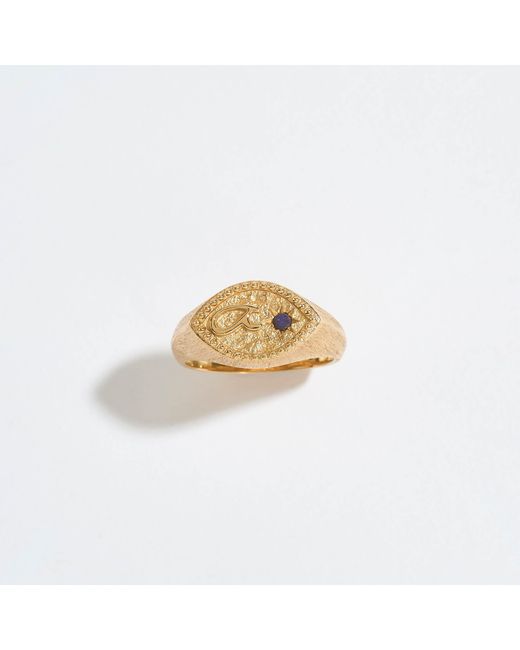 Claire Hill Designs Metallic Fuck Shorthand Signet Ring