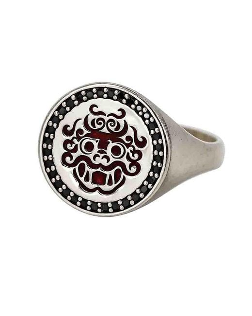 VicStoneNYC Fine Jewelry Black Diamond Tiger Signet Ring for men