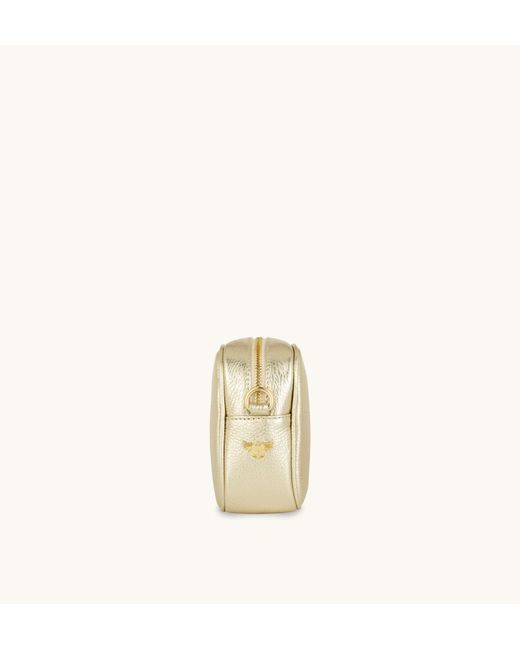 Apatchy London Natural The Tassel Leather Crossbody Bag