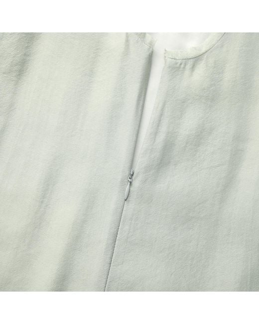 FRONT ROW SHOP White Sleeveless Open-Back Maxi Dress Dust Mint