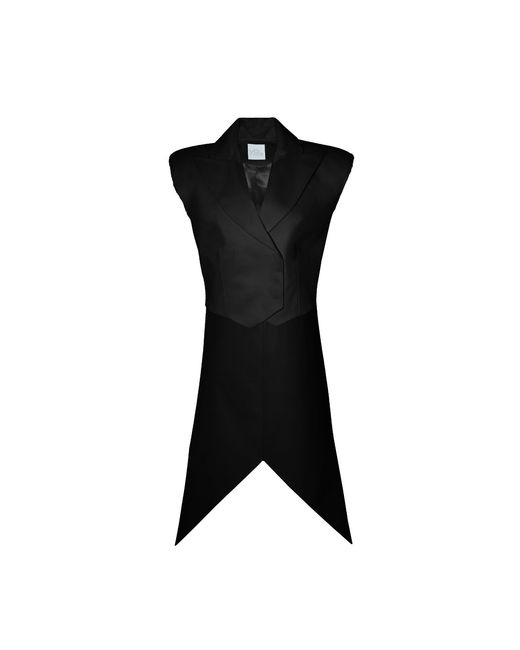 Vestiaire d'un Oiseau Libre Black Structured Tailcoat
