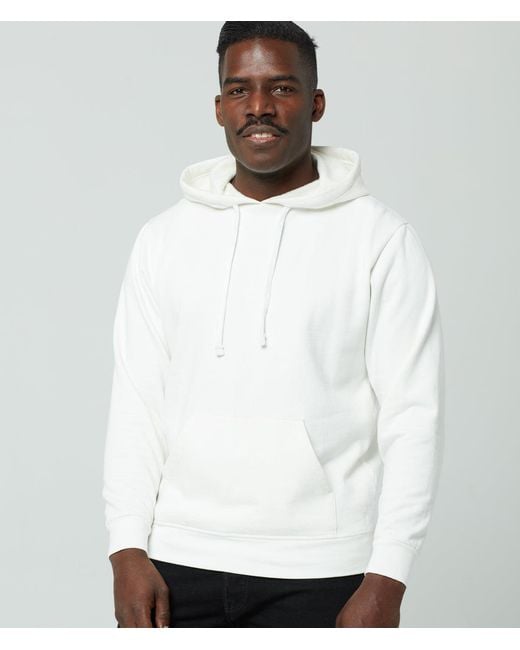 Known Supply White 100% Organic Cotton Fleece Hoodie