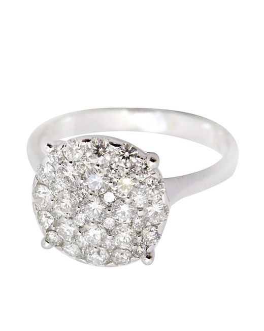 Artisan White 14K Diamond Designer Cocktail Ring