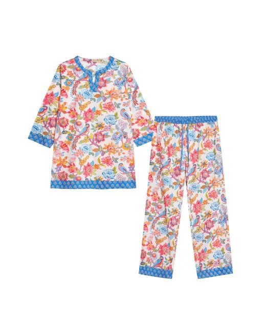 Inara White Goa Carnival Cotton Pyjamas