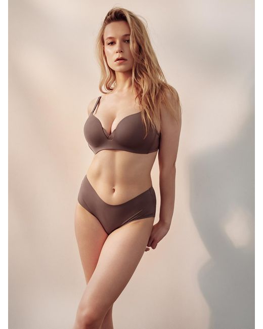 BonBon Lingerie Brown Charlotte Non-Wired Push-Up Bra
