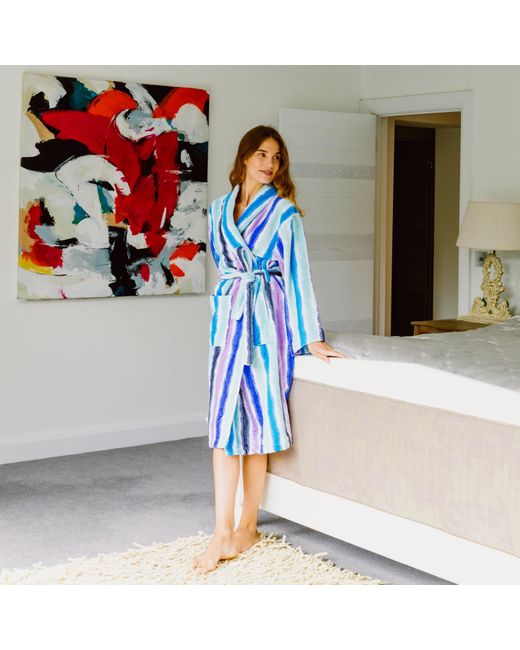 Bown of London Blue Dressing Gown