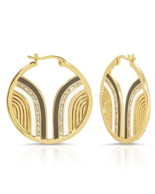Glamrocks Jewelry Multicolor South Beach Hoops