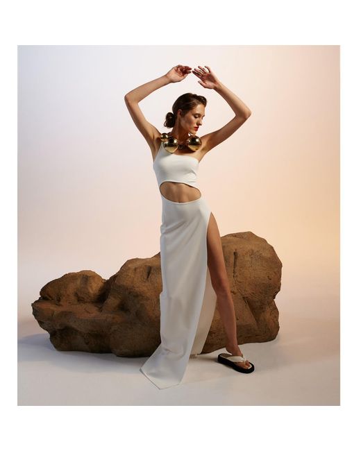 AGGI by HALEWSKI White Gina All Dress