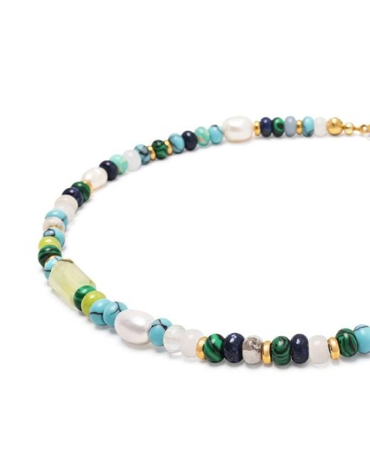 Nialaya Metallic Ocean Mosaic Choker