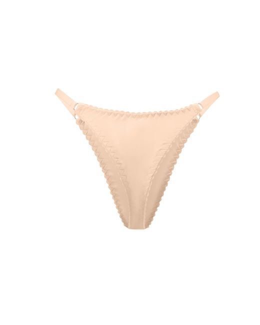 Daily Underwear Multicolor Neutrals Set Microfiber Adjustable String Panties