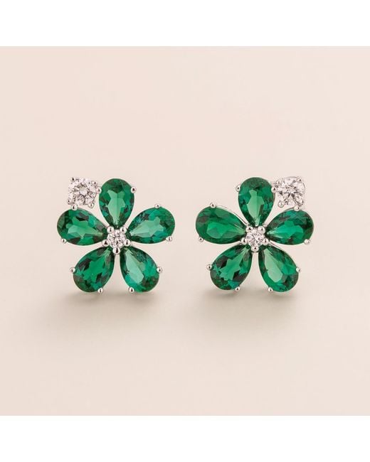 Juvetti Green Florea Earrings