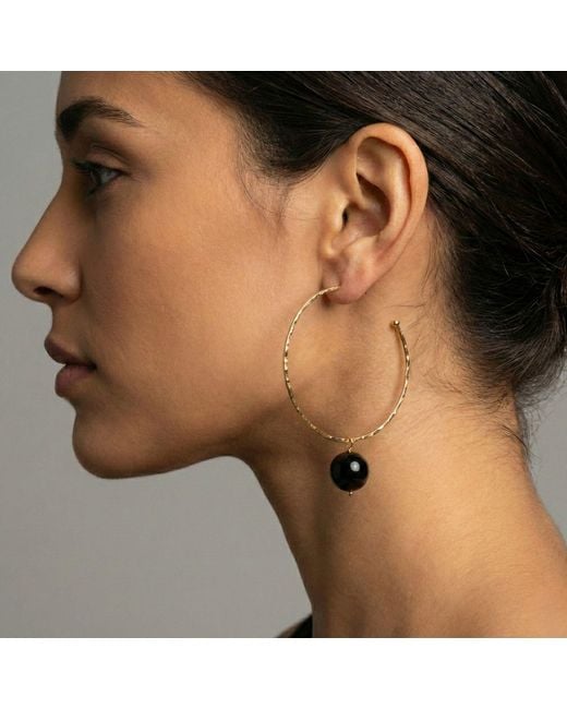Jaredjamin Black Smooth Onyx Ball Earring Charms