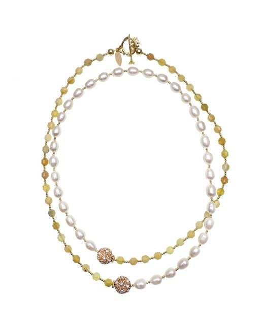 Farra Multicolor Opal With Freshwater Pearls Multi-Way Necklace
