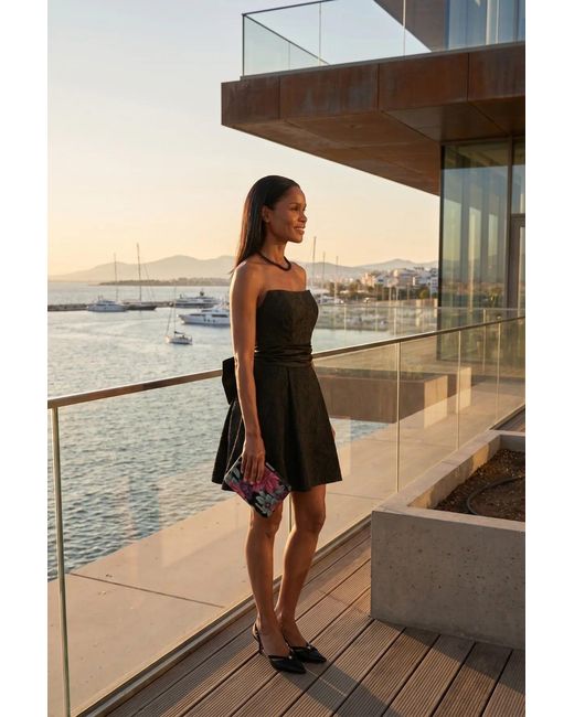 Luna Fashion House Black Short Corset Dress, Melisa