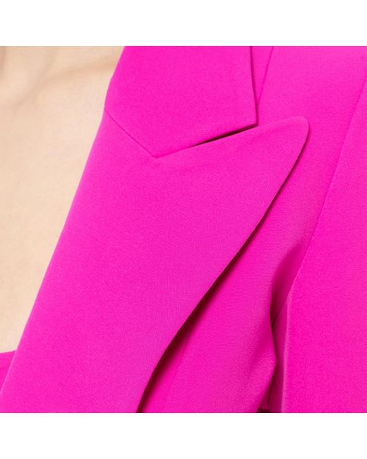 Nissa Pink Cropped Blazer