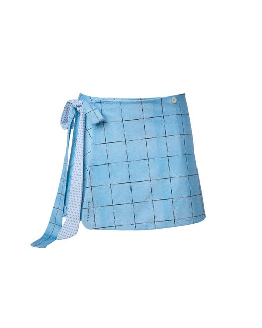 Ana Maison Blue Coco-Look Lumi Swimskirt