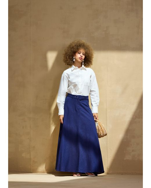 Ashita Fernandes Blue Ranie Skirt
