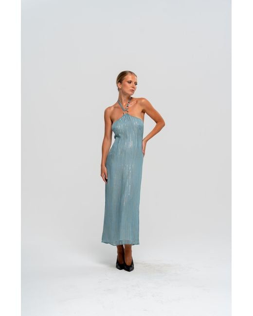 The Ethos Studio Blue Solara Dress