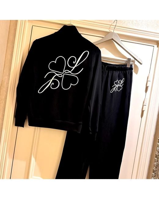 Laines London Black Logo Tracksuit
