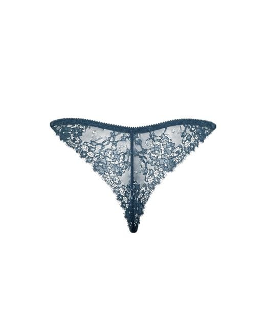 Daily Underwear Blue Adjustable Brazilian Panties Ocean Light
