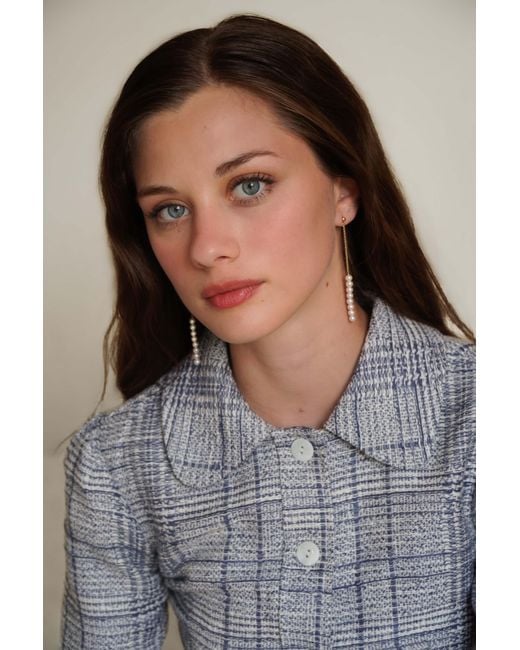 Katy Faye White Orion Earrings