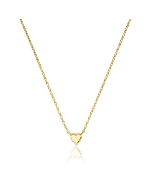 Lily & Roo Metallic Tiny Heart Necklace