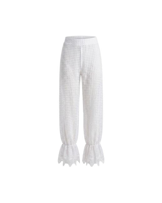 GLAM ON YOU White Delphine Pants