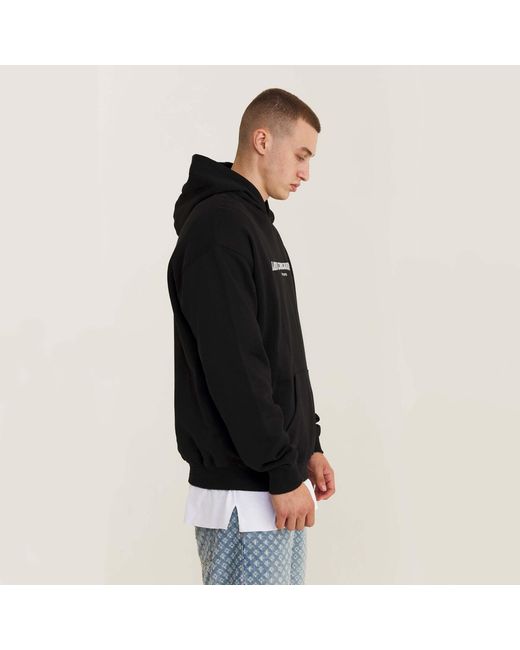 mysimplicated Black Cotton Hoodie for men