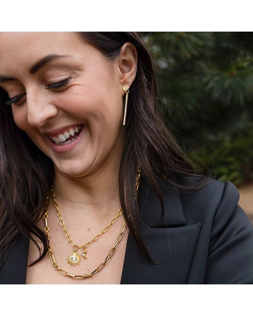 Loni Paul Jewelry Metallic Mixed Link Short Layering Chain