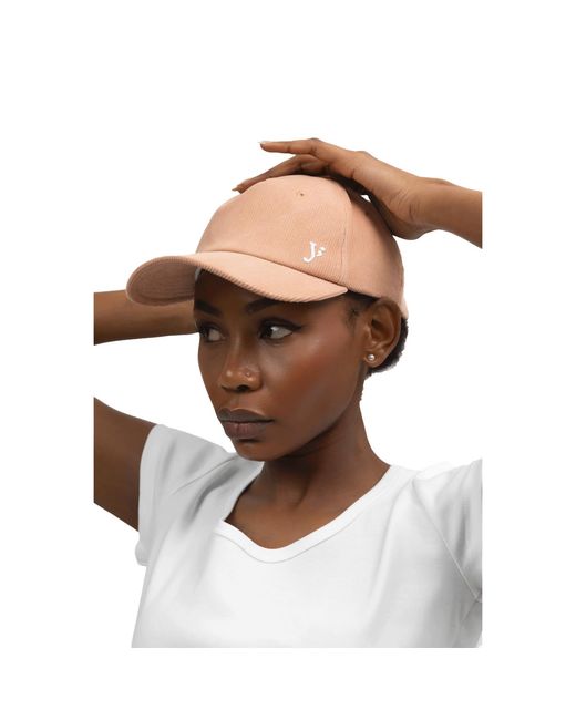 Yae; Natural Neutrals Embroidered Corduroy Cap