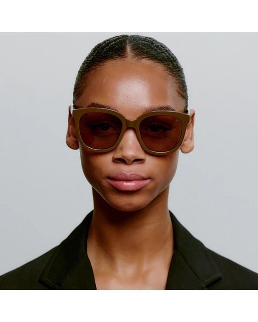 A.Kjærbede Brown Billy Sunglasses Chocolate