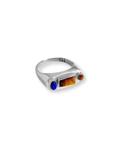 Gem Island Blue Solis Ring