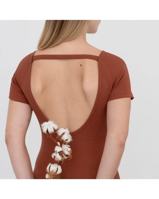 The Koozy Red Maternity Julie Short Sleeve One-Piece