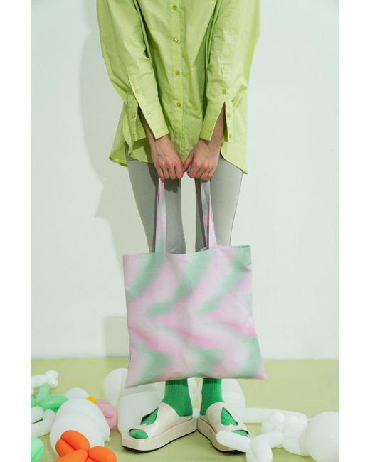 Lost Pattern Pink Day Dream Tote Bag
