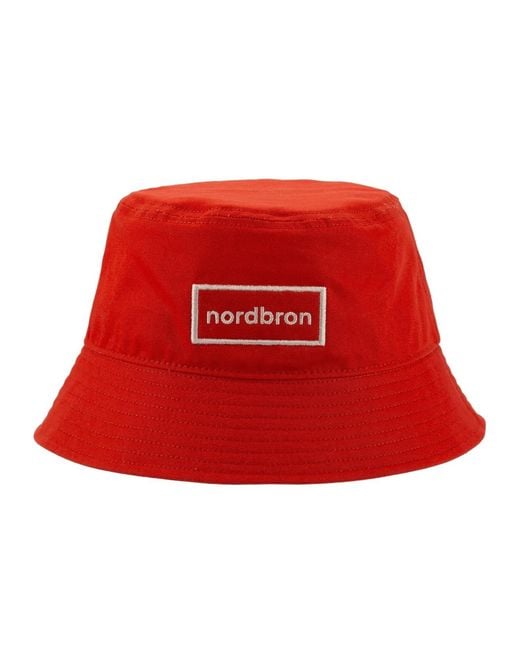 Norbron Red Saliena Brick Bucket Hat