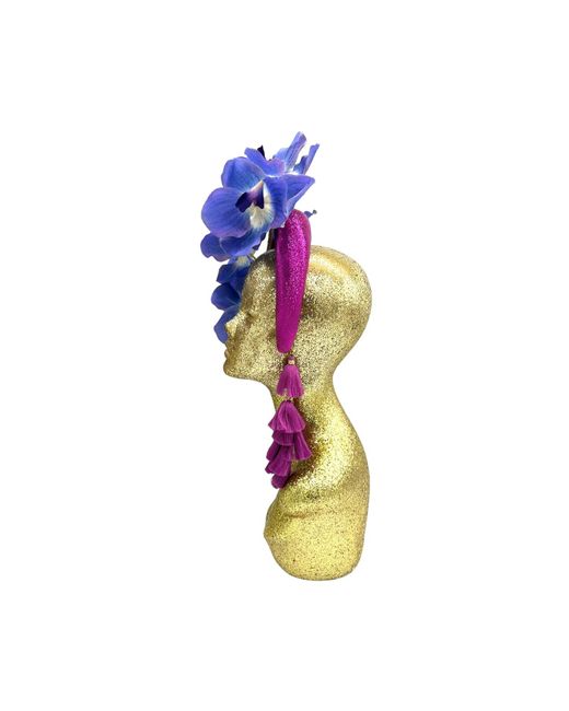Julia Clancey Purple Orchid Bloom Magenta Bell Chacha Band