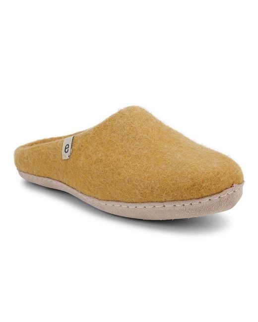 Egos Brown Mustard Slipper