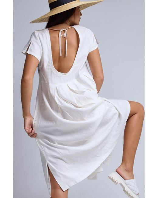Dref White Tokyo Linen Dress