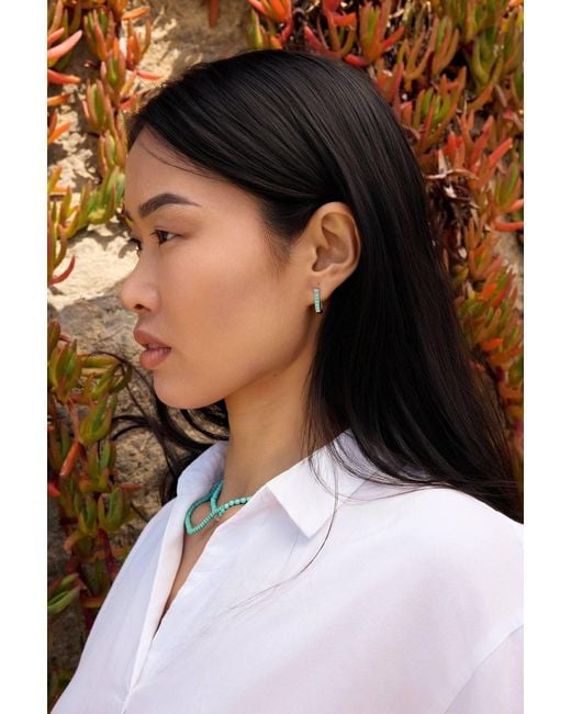 Jewelbird Metallic U-Shaped Earrings