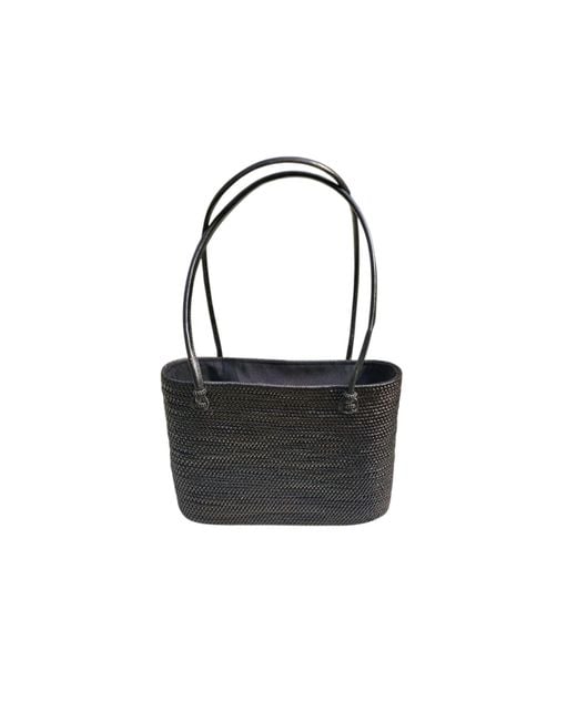 OhSun Black Lolita Rattan Bag
