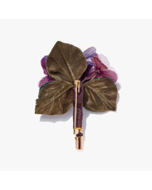Helena Simon Pink The Cluster Floral Brooch