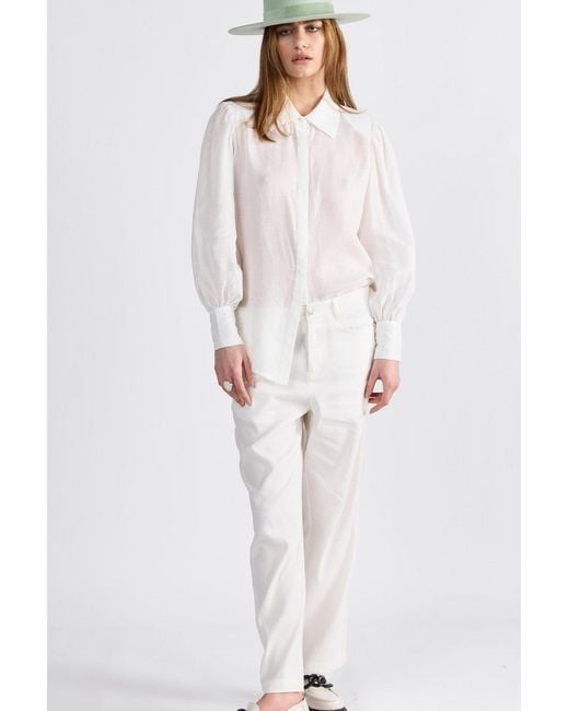 Dref White Prague Relaxed Shirt