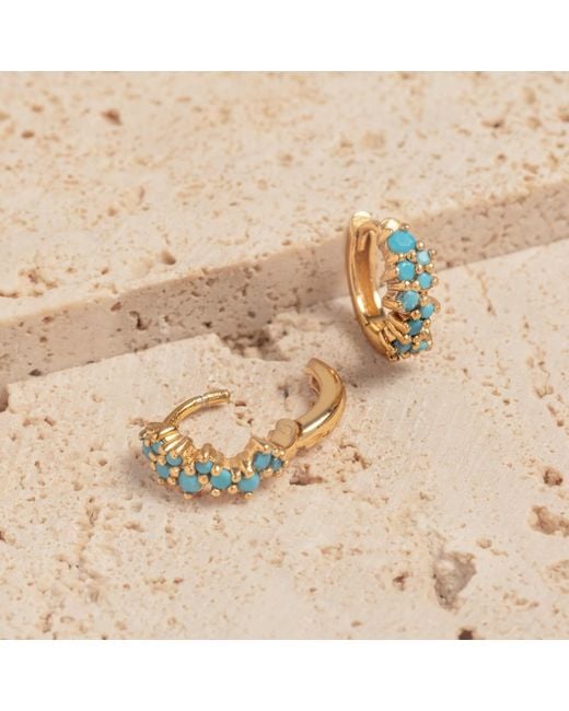 Claire Hill Designs Metallic Galaxy Huggie Earrings