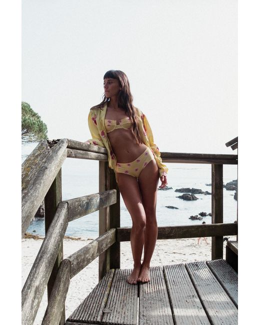 Par Y Escala Sl Metallic Jamu Underwire Bikini Top
