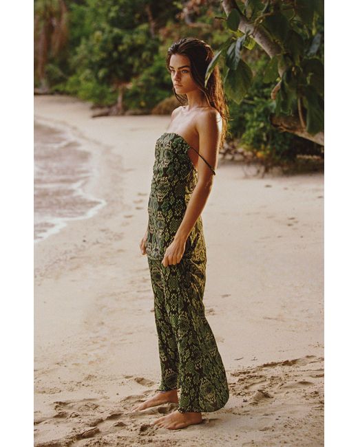 Sunkissed Green Beach To Bar Dress