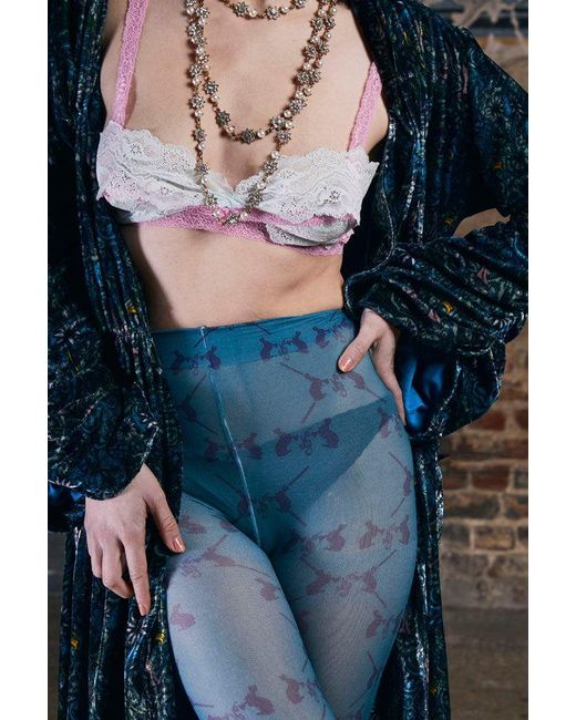 Natalia Petruch Multicolor Eugenie Lace Bralette Top