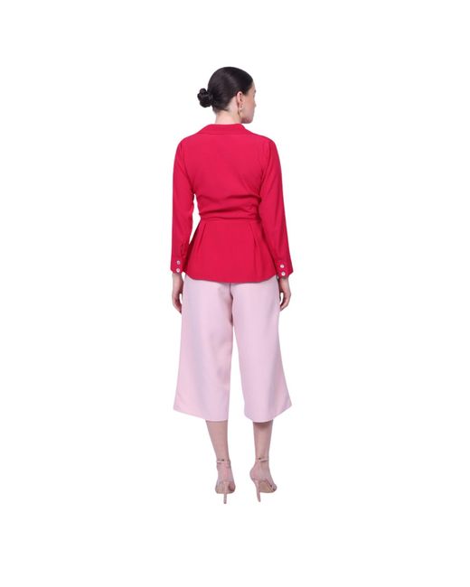 Mary Dickow Purple Ida Blouse