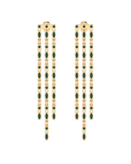 Linda Fiore Metallic Amalei 18K Vermeil Earrings