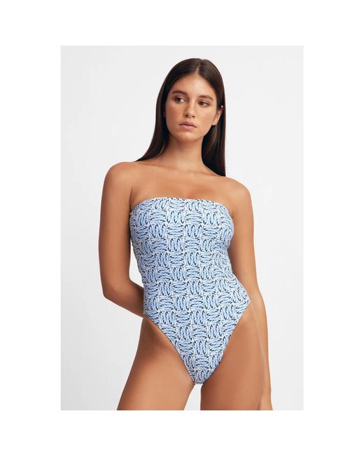 Blackbough Swim Blue Scarlet One Piece Il Pesce